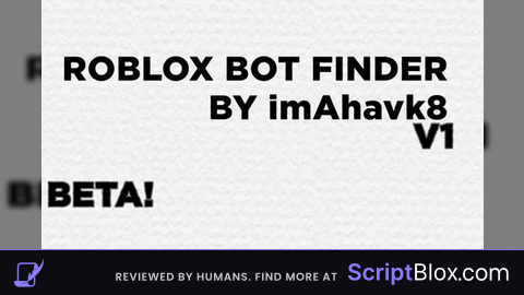 Roblox bot finder BETA