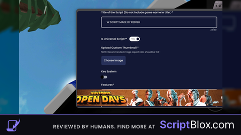 W SCRIPT MADE BY REDISH
