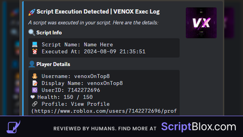 Execution Log Webhook Script | OPEN SOURCE