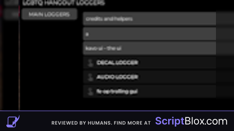 LGBTQ HANGOUT DECAL LOGGER AND AUDIO LOGGER