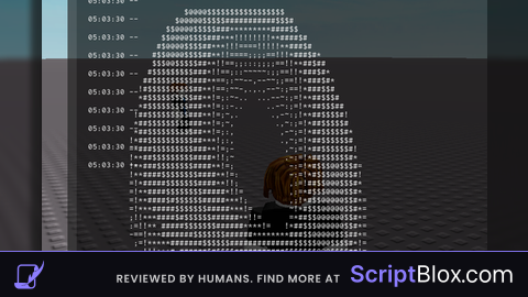 Spinning donut inside the console