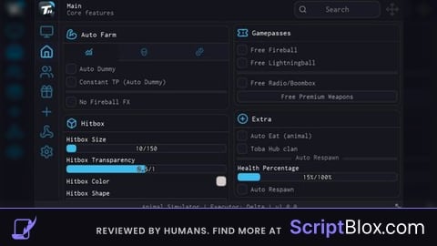 BEST ANIMAL SIM SCRIPT  -  Toba Hub