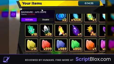 BADWARE AFS Freeze Data Reupload