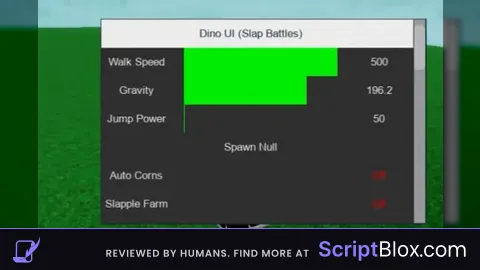 Dino UI Walkspeed Auto Corns ple Farm Mobile Script