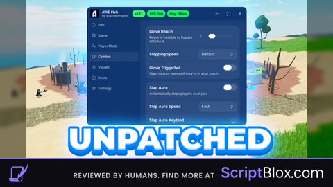 [SR] AWE Hub | #1 Keyless Slap Royale Script