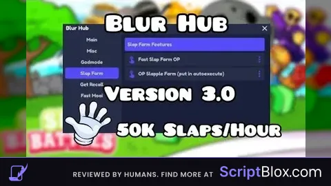 BLUR HUB ULTIMATE SLAP AND BADGE FARM SCRIPT
