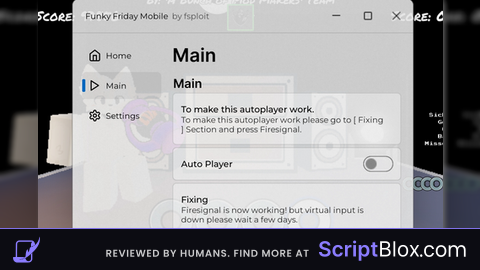 AUTOPLAYER FSPLOIT MOBILE SUPPORT FIXED
