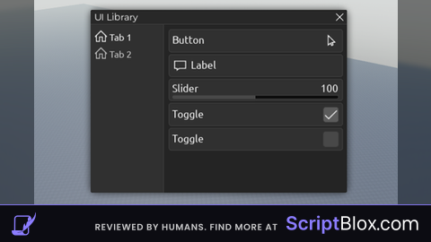 Backin UI Library (FIXED)