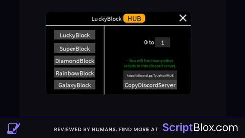lucky block hub