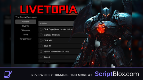 The Darkones L1ve Topia GUI