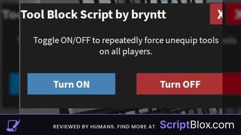 Force Unequip Peoples Tools