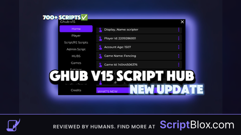 Ghub v15 Script Hub