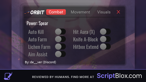 Orbit Script | Auto Farm | Lichen Farm | Auto Kill