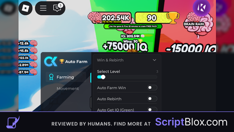 Every Second You Get 1 Smart Script Auto Farm wins rebirth