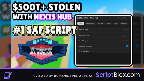 Auto Steal Fish Auto Buy Auto Sell Noclip Fly and more