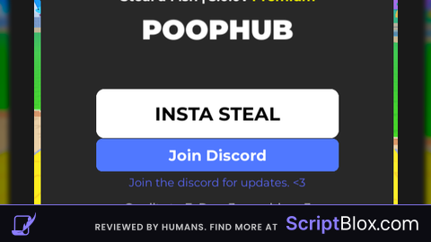 SCRIPT INSTA STEAL OP POOPHUB NOKEY ULTIMATE UPDATE AND FIX