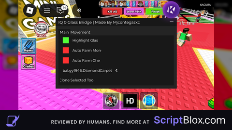 IQ O Gl* Bridge Script Auto Money And More Keyless