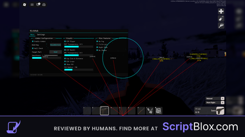 Nickhub Esp Player Esp Crate Esp Line and Distance and More