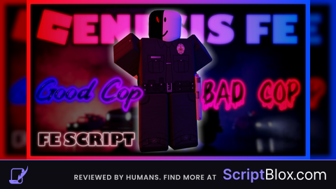 FE Good Cop Bad Cop Hat Script UNIVERSAL DA HOOD SUPPORT
