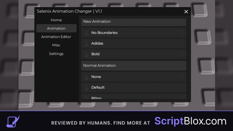 Selenix Animation Changer Fe