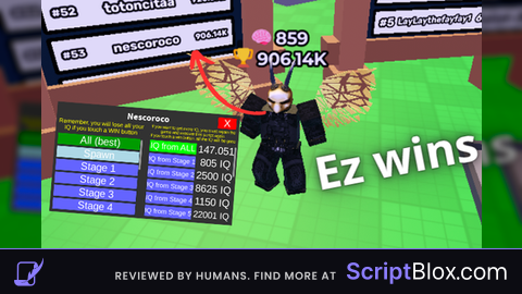 1k wins and 147k IQ per sec