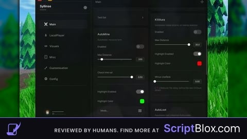 Syllinse OP Script AutoLoot AutoMine KillAura FreeBuild