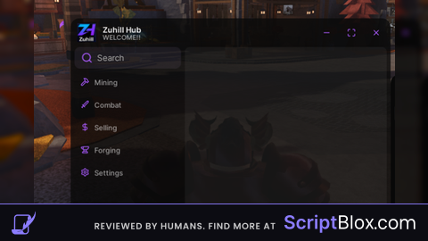 ZUHIILL HUB  auto mine auto forge auto combat sell