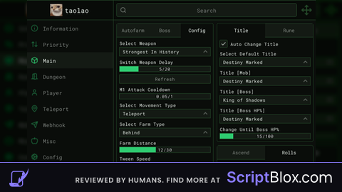taolao Script [M*ive Update Supported]