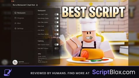 Auto Collect Cash Auto Serve Auto Cook and more in script