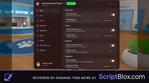 Animal Hospital Roblox Script