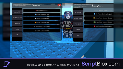 NO CD DOOMSPIRE BRICKBATTLE SCRIPT AUTODESTORY AND MORE
