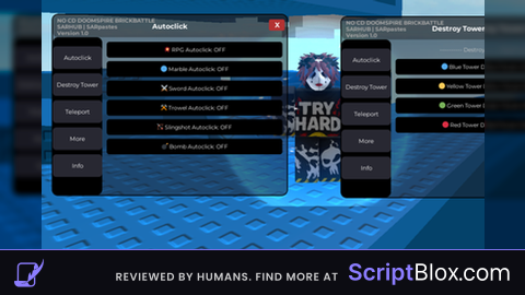 NO CD DOOMSPIRE BRICKBATTLE SCRIPT AUTODESTORY AND MORE