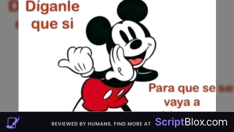 Mickey Mouse on this tuff rp