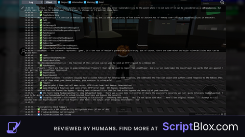 Roblox Executor Vulnerability Test