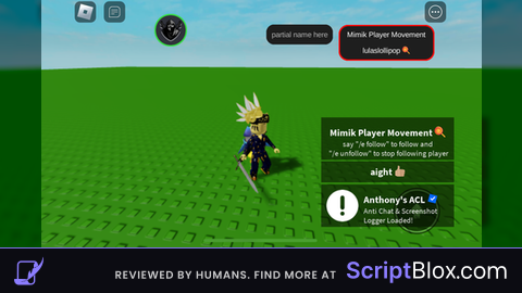 MIMIC PLAYER MOVEMENT