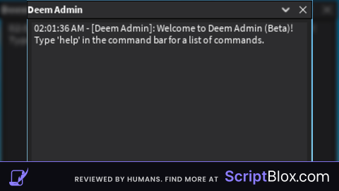 Deem Admin Beta