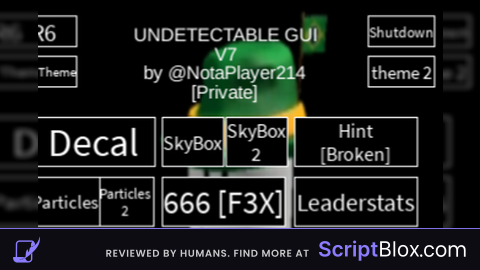NotaPlayer Undetectable Gui Leak