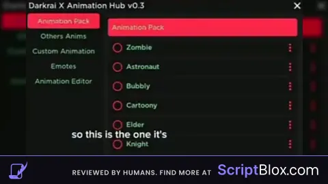 Animation changer GUI