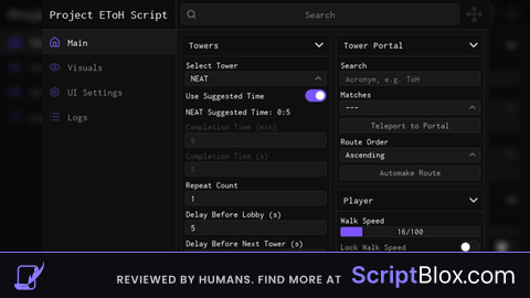 Project EToH Script