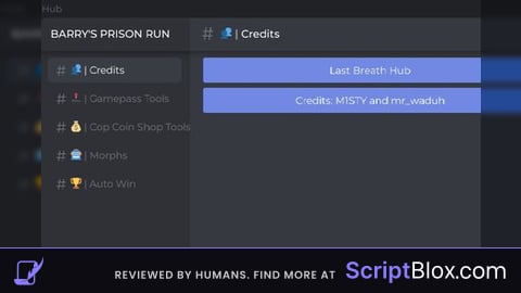 BARRYS PRISON RUN Last Breath Hub