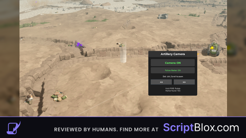 Artillery camera unlock