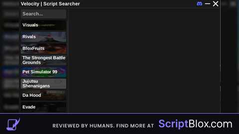 Velocity Script Searcher