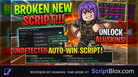 Infinite Money, Unlock All Skins Asec Hub
