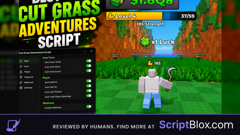 Best Cut gras adventure script