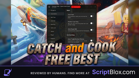 Hexiron Hub  BEST SCRIPT Auto Farm Instant Catch and 30 more