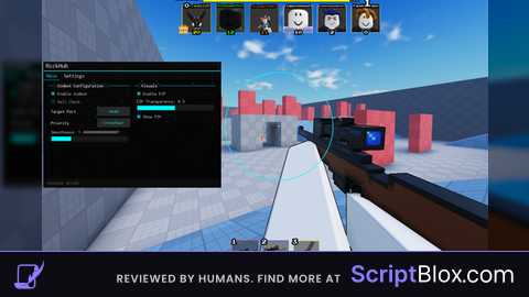 NickHub OP ESP AND AIMBOT WIH WALL CHECK ANTI BAN