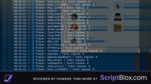 Auto Copy Working Tools in the games that have tools in it!!