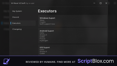 w rever v2 script hub