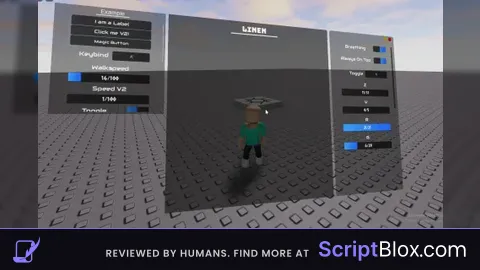 Linui The first 3D Roblox UI Library to release