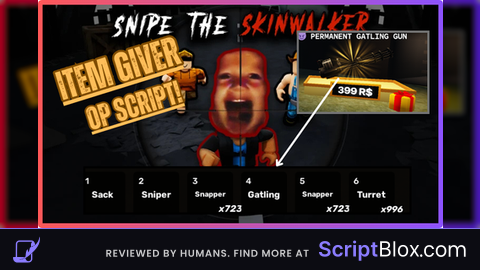 Get Gamepass Gun All Items FREE